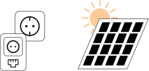 Powerline on Photovoltaik